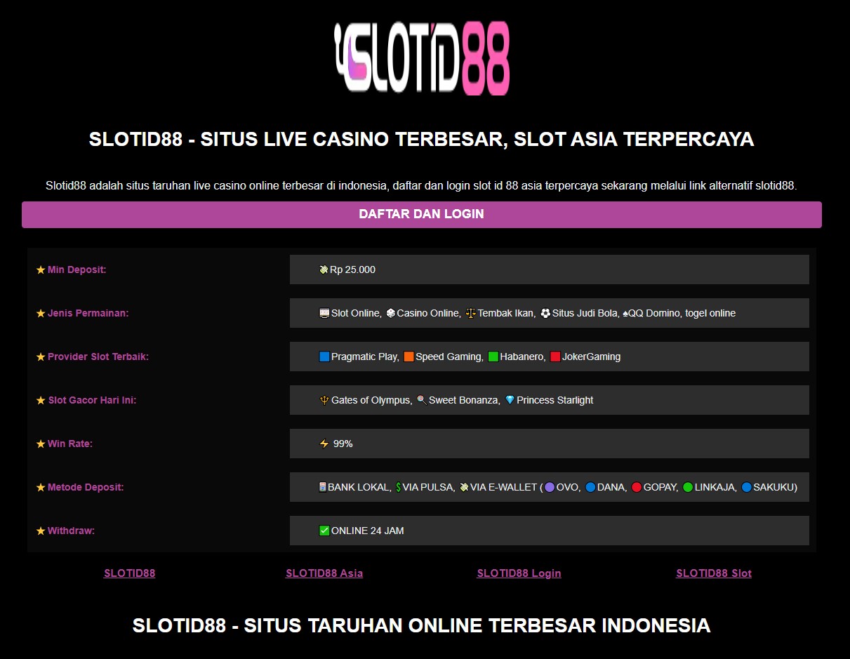 slotid88, slot id 88, slotid88 gacor, slotid88 slot, slotid88 asia, daftar slotid88, link alternatif slotid88, login slotid88, link slotid88, situs slotid88